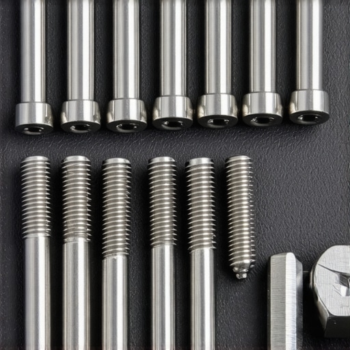 Professional Grade Camera Mounting Hardware A collection of stainless steel mounting screws for camera rigs and studio equipment.