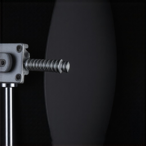 A close-up of a high-quality metal reflector clamp showing the build quality and grip mechanism used for solo studio setups.