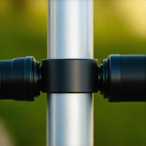 Professional metal crab clamp detail Close-up of camera mounting clamp grip