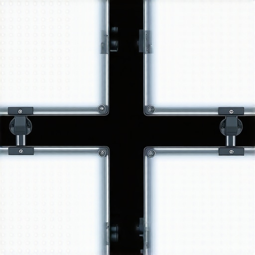Comparison of professional metal LED light cooling versus thin plastic panel design