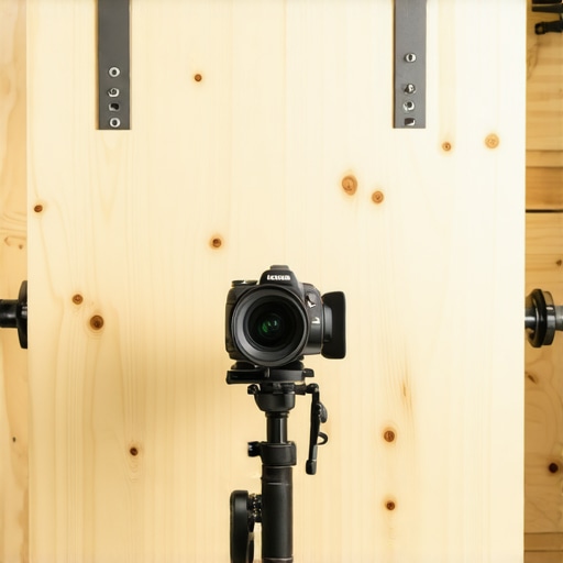Secure Plywood Studio Mount A heavy duty plywood mounting board attached to wall studs for studio equipment