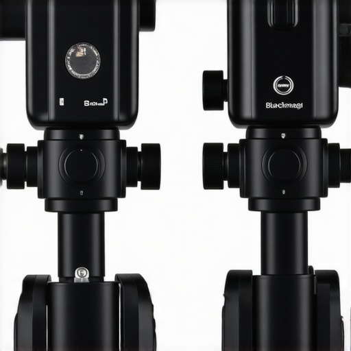 Sony vs Blackmagic Camera Comparison Side by side comparison of Sony A7S III and Blackmagic Pocket Cinema Camera 6K Pro in a studio setting.