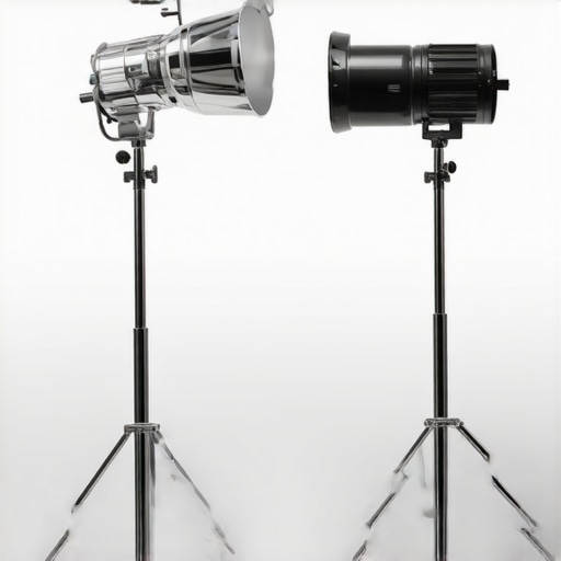 Steel C-Stand Versus Thin Aluminum Light Stand Comparison of a heavy steel C-stand and a cheap aluminum light stand under load.