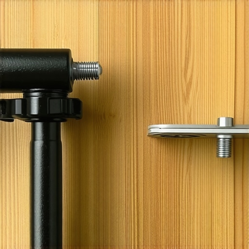 Steel Desk Clamp vs Budget Aluminum Mount Comparison Comparison showing the size and build quality difference between a heavy-duty steel clamp and a standard light-duty mount.