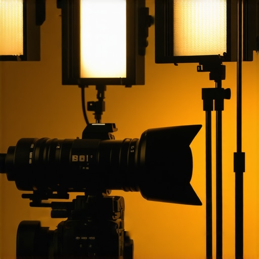 Stress Testing Professional Creator Gear Professional camera and lighting equipment undergoing a long-duration performance test in a studio.