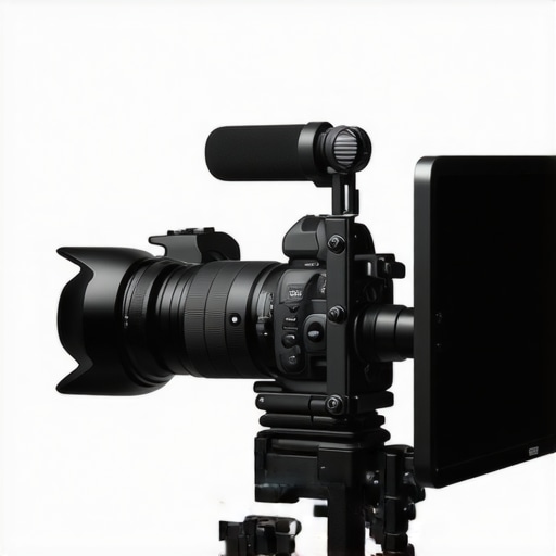 Professional camera rig with multiple accessories mounted on a budget aluminum cage