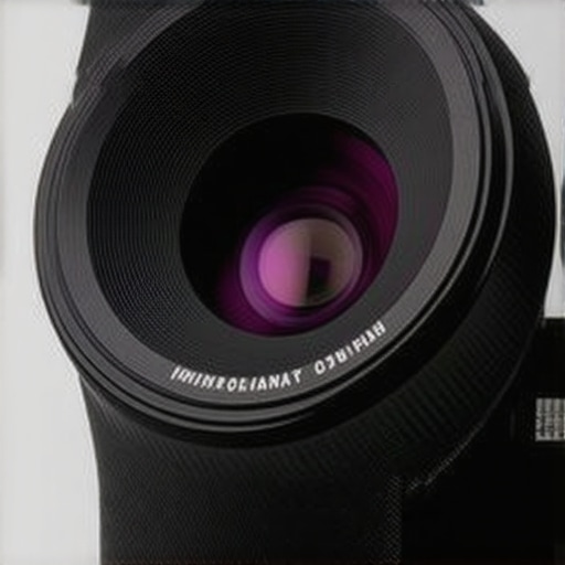 Close-up of a metal lens adapter being attached to a digital camera.