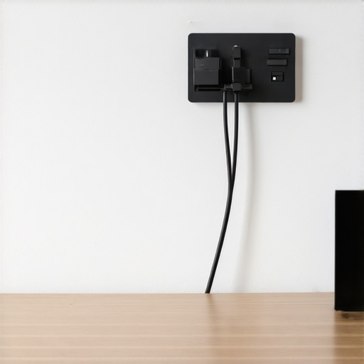 This $15 Wall Mount Finally Clears Your Desk of Cable Mess