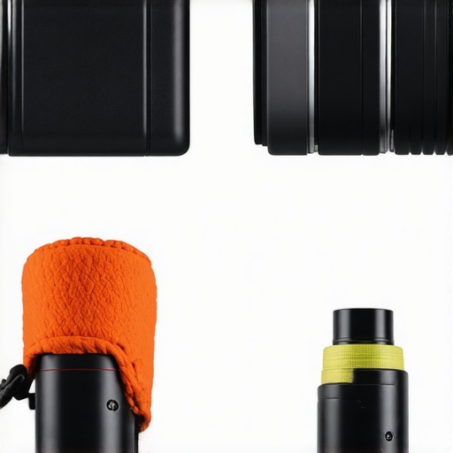 USB Lens Heater vs DIY Comparison Comparison between a professional USB lens heater and a DIY hand warmer setup on a mirrorless camera.
