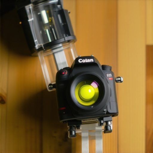Comparison between a clear acrylic 3-axis bubble level and a professional metal hot shoe level on a camera.