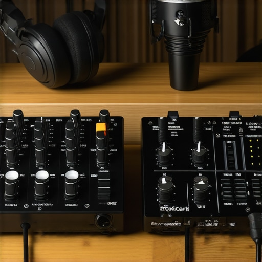 Zoom P4 vs Rodecaster Pro II Comparison A visual comparison between the compact Zoom PodTrak P4 and the larger Rodecaster Pro II mixer.